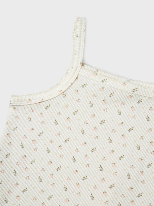 Lil' Atelier Mini GAGO KUR LOOSE STRAP TOP - Coconut Milk | Torgunns Barneklær AS