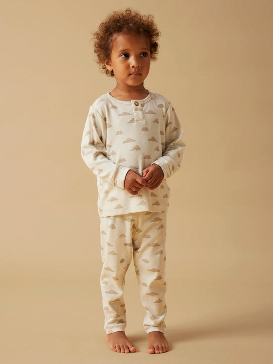 Lil' Atelier Mini GAGO LS NIGHT SET - Turtledove Cloudy | Torgunns Barneklær AS