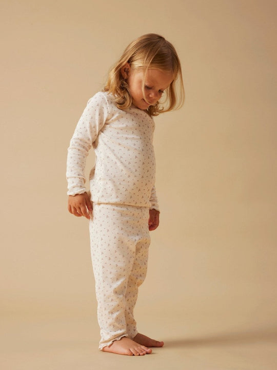 Lil' Atelier Mini GAGO NIGHT SET - Almost Mauve | FLOWERS | Torgunns Barneklær AS