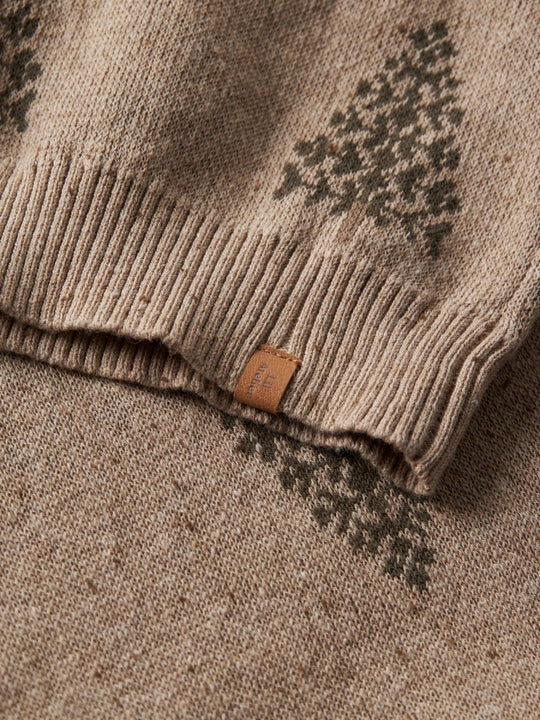 Lil' Atelier Mini GALTO BOB LS KNIT - Oxford Tan | Torgunns Barneklær AS