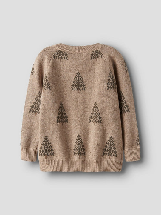 Lil' Atelier Mini GALTO BOB LS KNIT - Oxford Tan | Torgunns Barneklær AS
