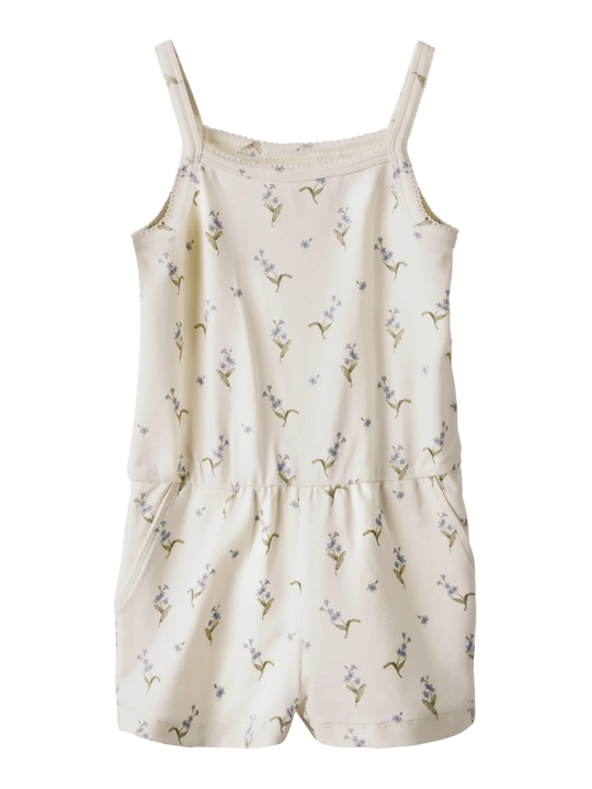 Lil' Atelier Mini GAYO SAK STRAP SUIT - Coconut Milk | FORGET ME NOT | Torgunns Barneklær AS