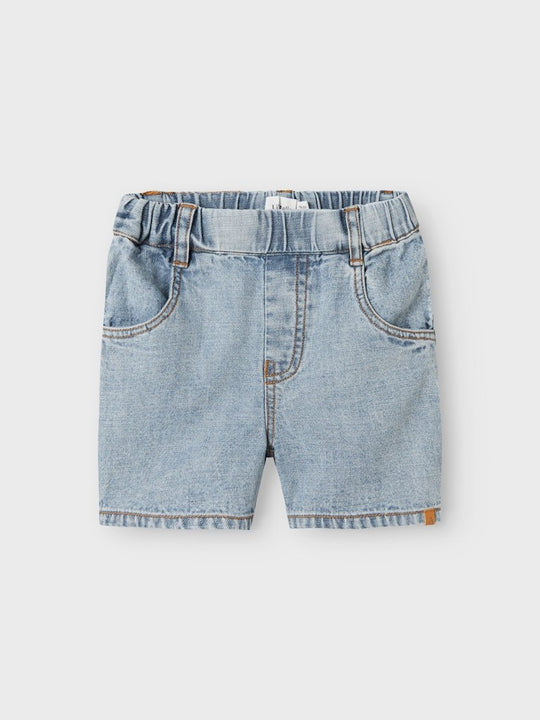 Lil' Atelier Mini HILBERT LOOSE DENIM SHORTS - Light Blue Denim | Torgunns Barneklær AS