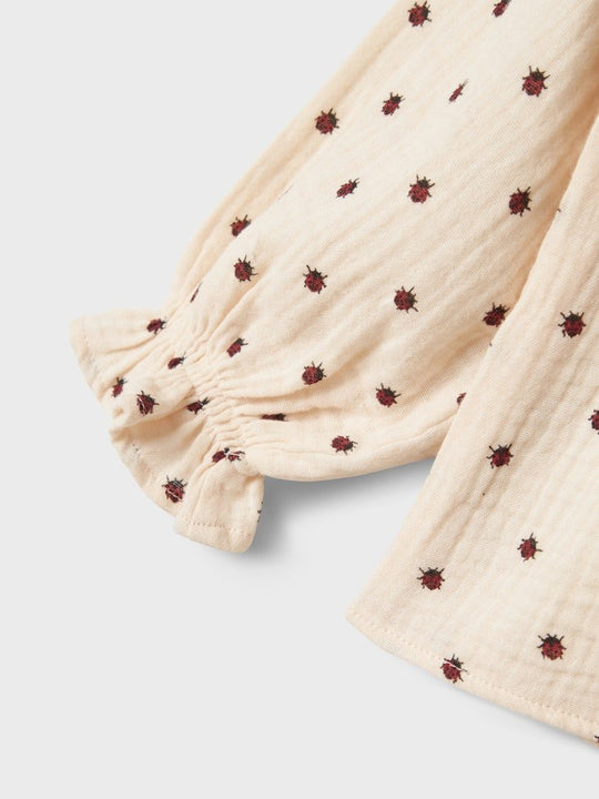 Lil' Atelier Mini IA LS LOOSE SHIRT - Silver Peony | Torgunns Barneklær AS