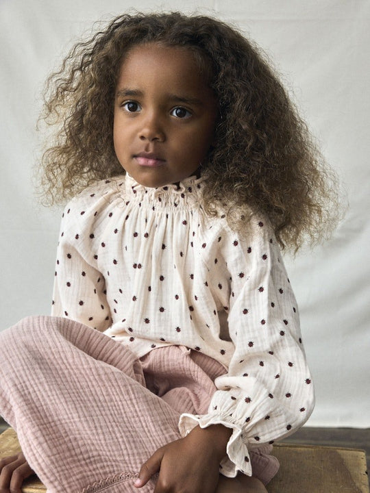 Lil' Atelier Mini IA LS LOOSE SHIRT - Silver Peony | Torgunns Barneklær AS