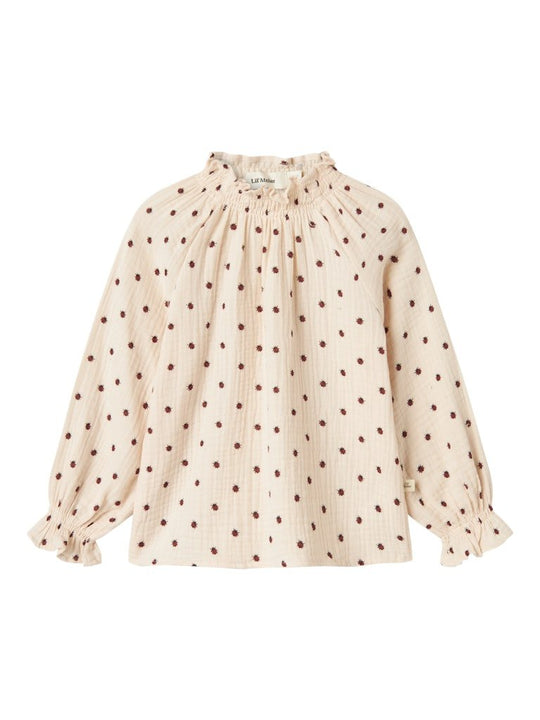Lil' Atelier Mini IA LS LOOSE SHIRT - Silver Peony | Torgunns Barneklær AS