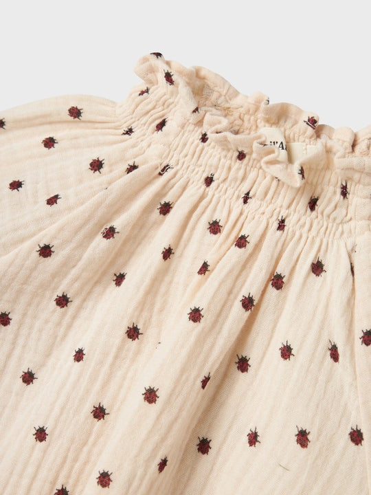 Lil' Atelier Mini IA LS LOOSE SHIRT - Silver Peony | Torgunns Barneklær AS