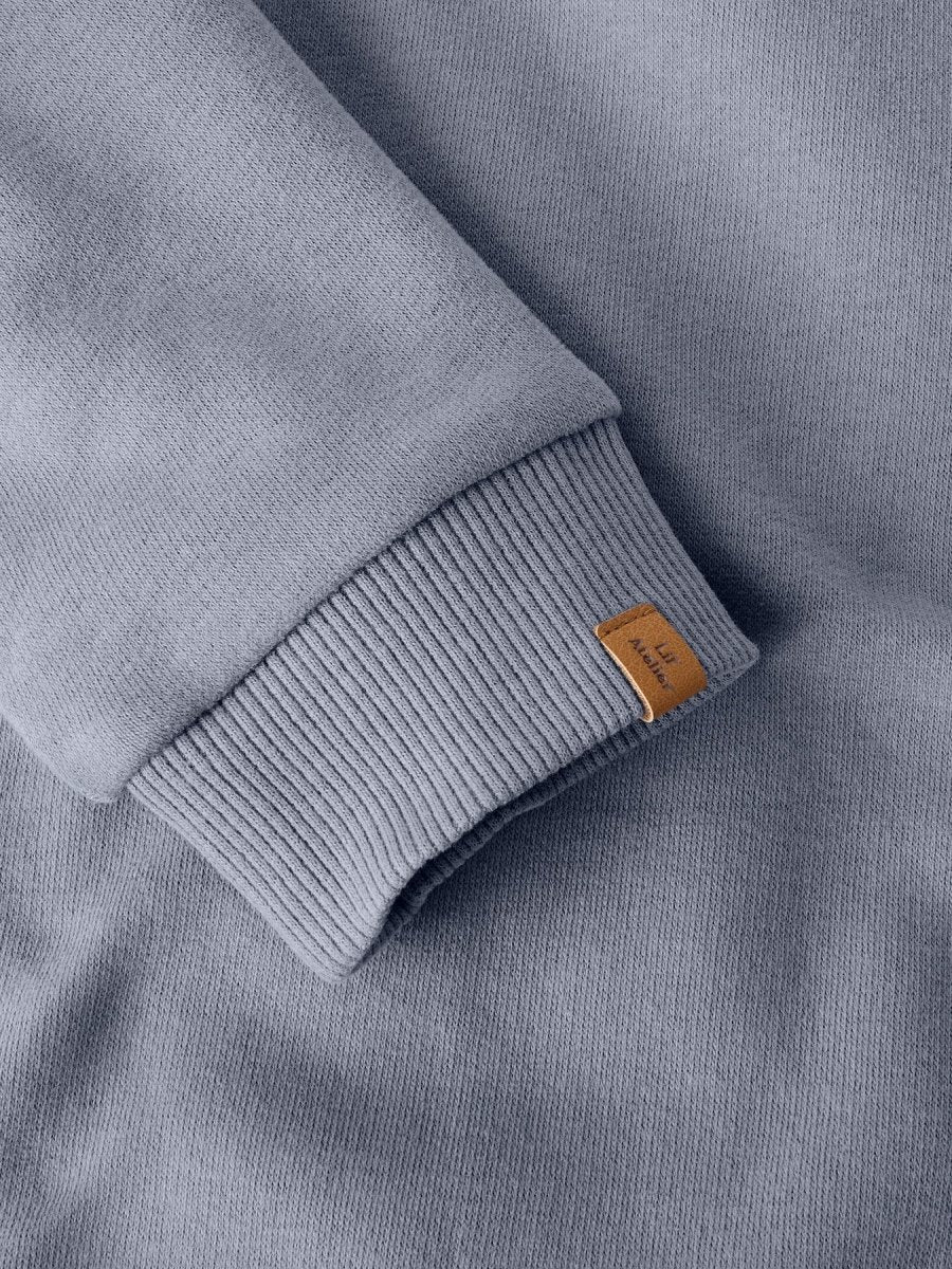 Lil' Atelier Mini ILONDON RIM LS LOOSE SWEAT - Tradewinds | Torgunns Barneklær AS