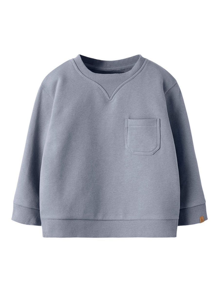 Lil' Atelier Mini ILONDON RIM LS LOOSE SWEAT - Tradewinds | Torgunns Barneklær AS