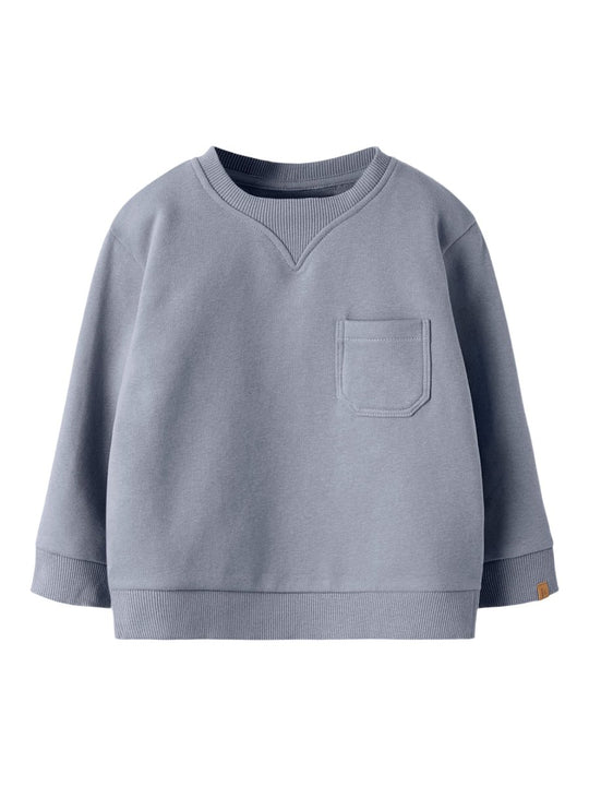Lil' Atelier Mini ILONDON RIM LS LOOSE SWEAT - Tradewinds | Torgunns Barneklær AS
