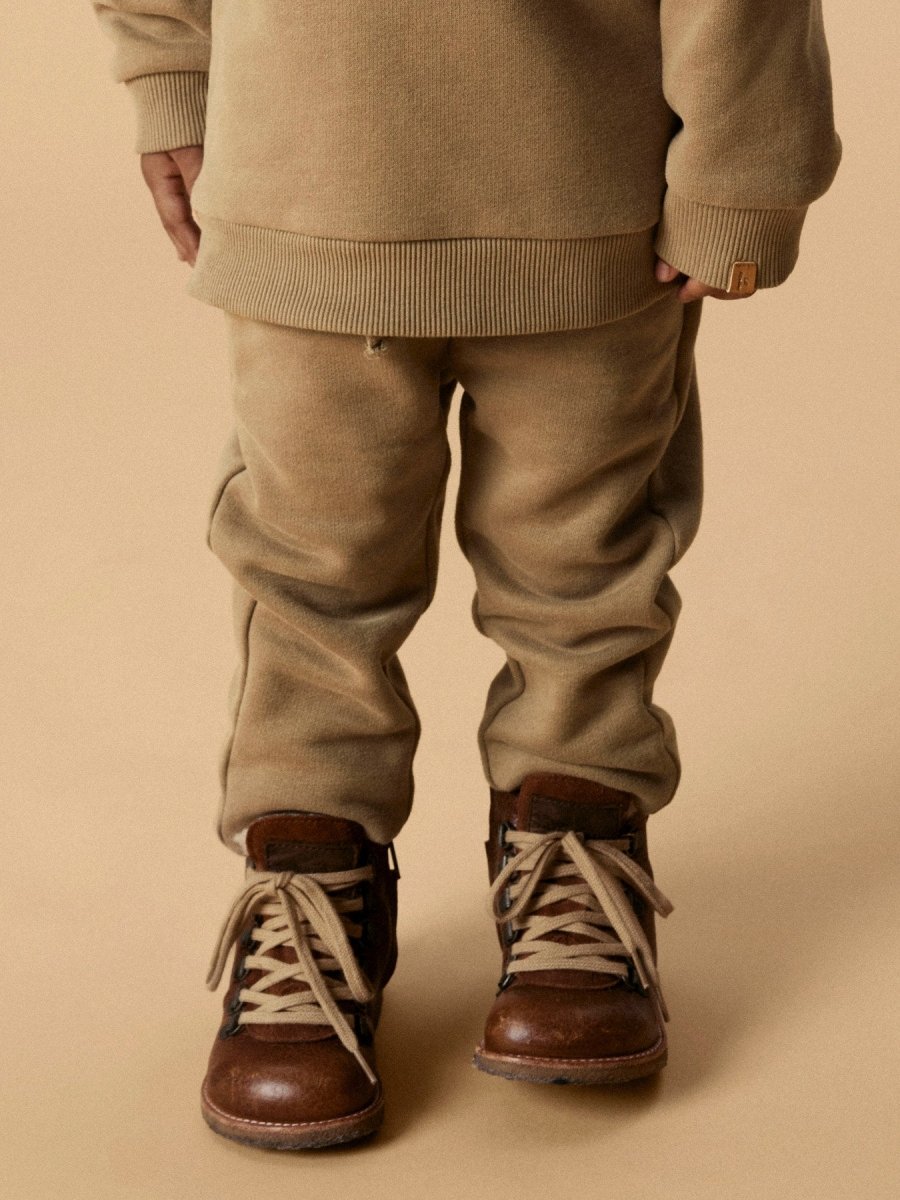 Lil' Atelier Mini ILONDON ROS SWEAT PANT - Sepia Tint | Torgunns Barneklær AS