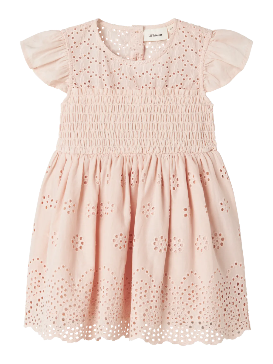 Lil' Atelier Mini JEDI CAPSL LOOSE DRESS - Peach Blush | Torgunns Barneklær AS