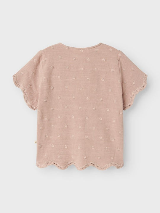 Lil' Atelier Mini KAJA SS SHIRT - Misty Rose | Torgunns Barneklær AS