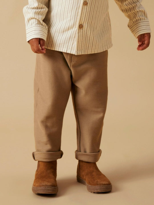 Lil' Atelier Mini KALEO PANT - Sepia Tint | Torgunns Barneklær AS