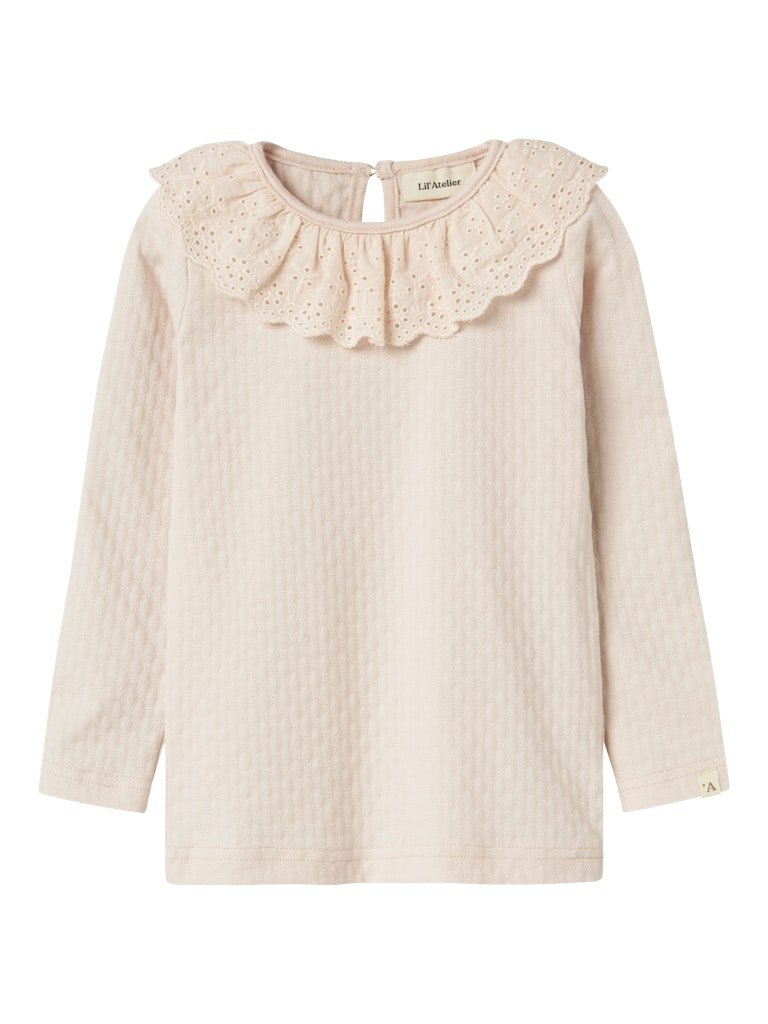 Lil' Atelier Mini KIRA LS SLIM TOP - Silver Peony | Torgunns Barneklær AS