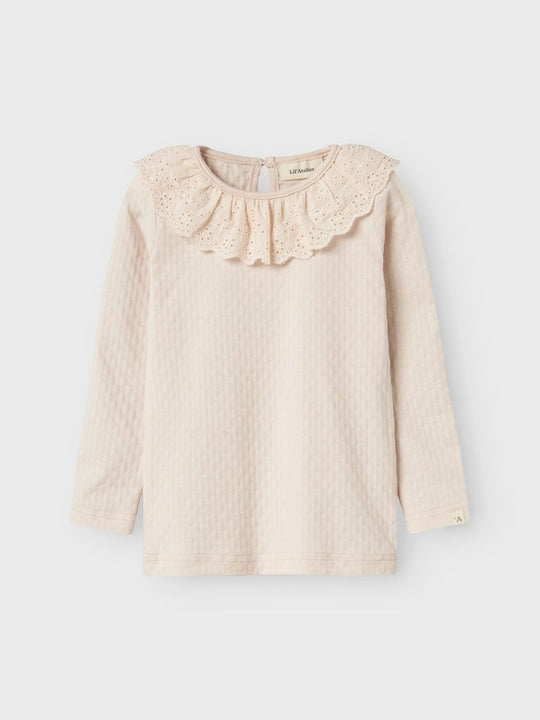 Lil' Atelier Mini KIRA LS SLIM TOP - Silver Peony | Torgunns Barneklær AS