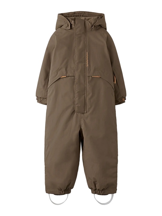 Lil' Atelier Mini LASTORM12 VINTERDRESS - Shitake | Torgunns Barneklær AS