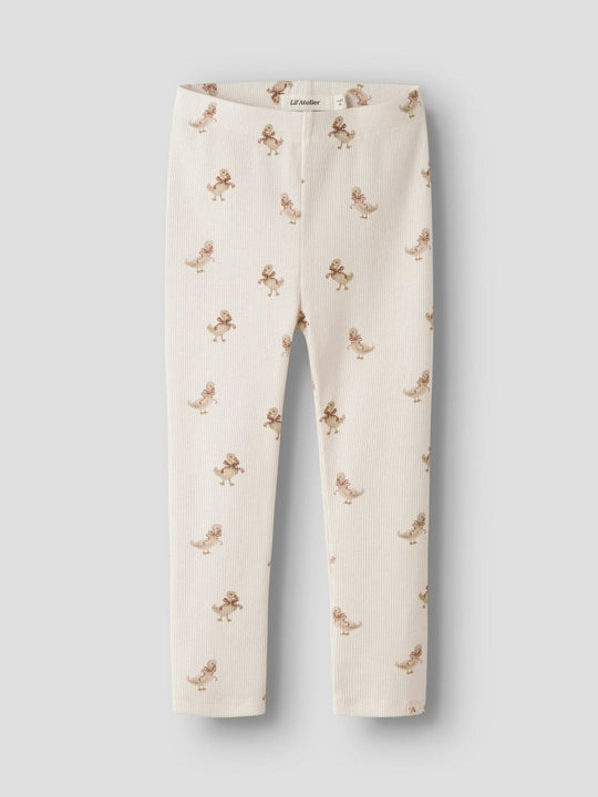 Lil' Atelier Mini LAVO ELF SLIM LEGGING - Almost Mauve | GOOSE | Torgunns Barneklær AS
