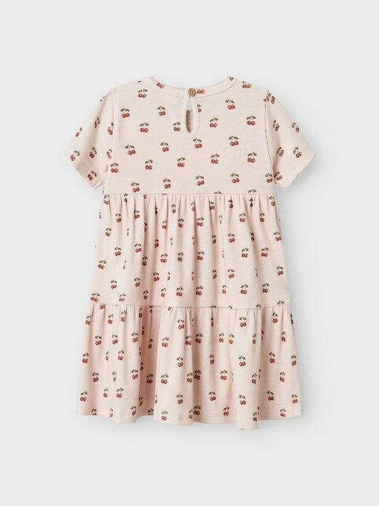 Lil' Atelier Mini LAVO ERA SS DRESS - Silver Peony | CHERRY | Torgunns Barneklær AS