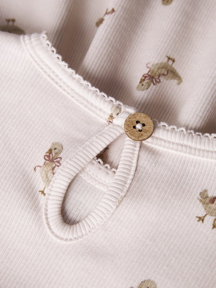 Lil' Atelier Mini LAVO ESK LS DRESS - Almost Mauve | GOOSE | Torgunns Barneklær AS