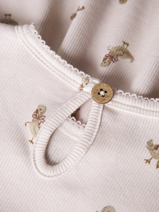 Lil' Atelier Mini LAVO ESK LS DRESS - Almost Mauve | GOOSE | Torgunns Barneklær AS
