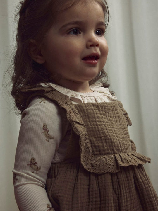 Lil' Atelier Mini LAVO LOA LS SLIM TOP - Almost Mauve | GOOSE | Torgunns Barneklær AS