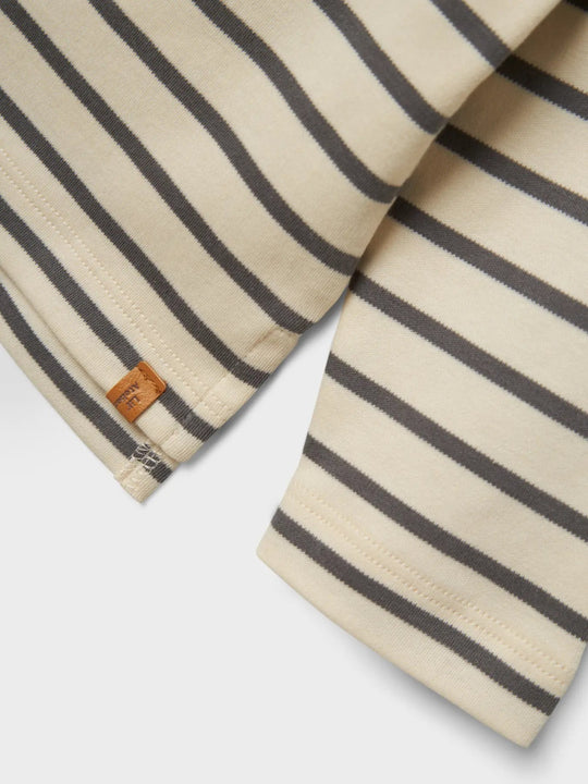 Lil' Atelier Mini LIMIA LS LOOSE TOP NOOS - Turtledove | POPPY SEED | Torgunns Barneklær AS