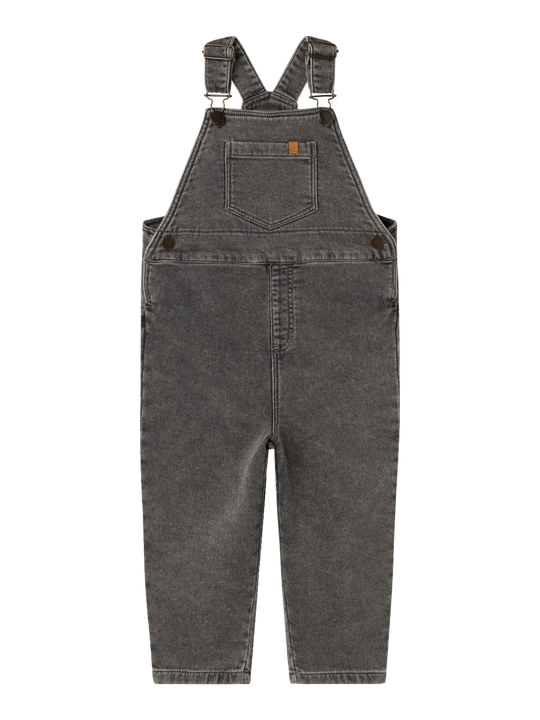 Lil' Atelier Mini LULIA LOOSE DENIM OVERALL - Medium Grey Denim | Torgunns Barneklær AS