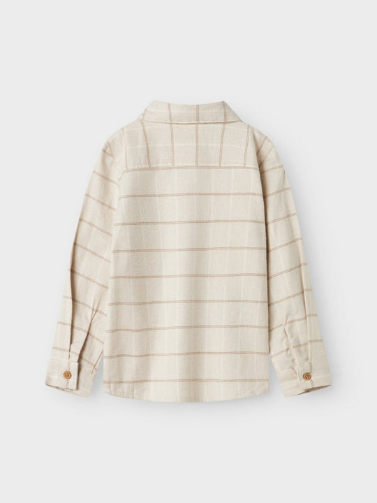 Lil' Atelier Mini NADIM LS SHIRT - Pure Cashmere | Torgunns Barneklær AS