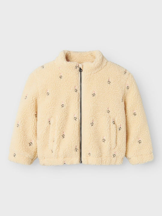 Lil' Atelier Mini NALO LOOSE JACKET - Bleached Sand | Torgunns Barneklær AS