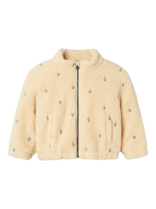 Lil' Atelier Mini NALO LOOSE JACKET - Bleached Sand | Torgunns Barneklær AS