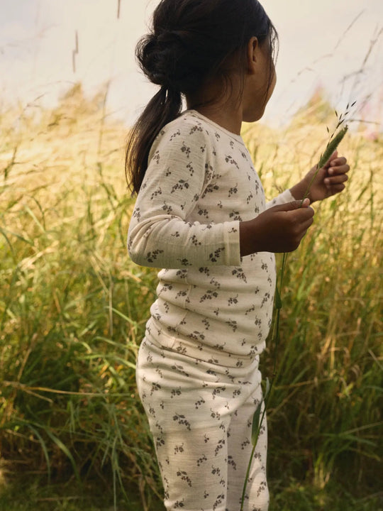 Lil' Atelier Mini NOEL NIA WOOL SLIM LEGGING - Morganite | BERRY | Torgunns Barneklær AS