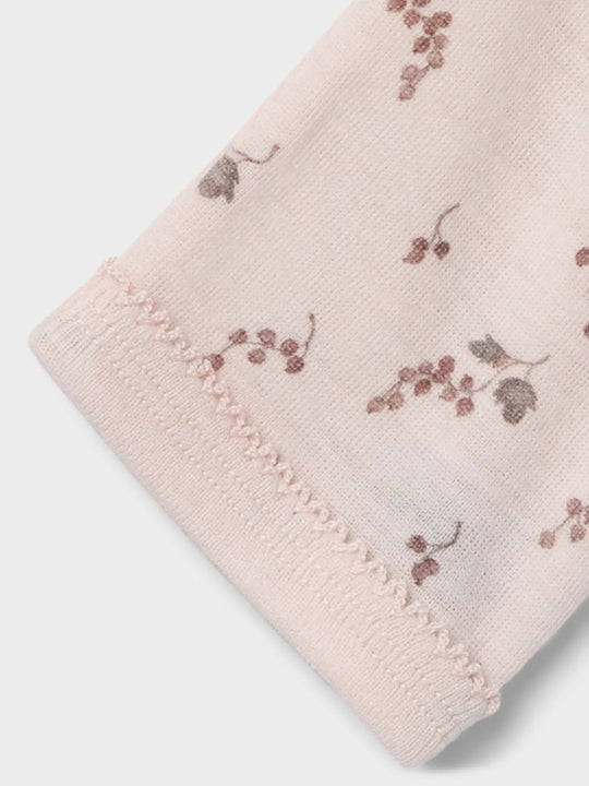 Lil' Atelier Mini NOEL NIA WOOL SLIM LEGGING - Morganite | BERRY | Torgunns Barneklær AS