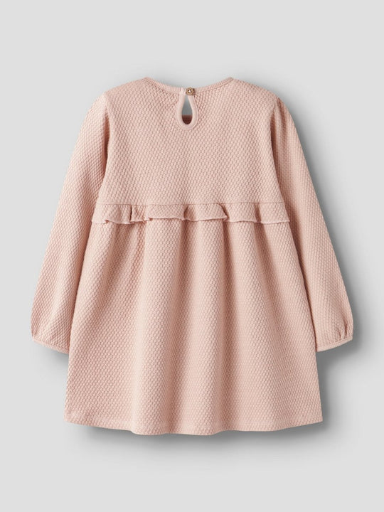 Lil' Atelier Mini NOELLA LS DRESS - Cameo Rose | Torgunns Barneklær AS