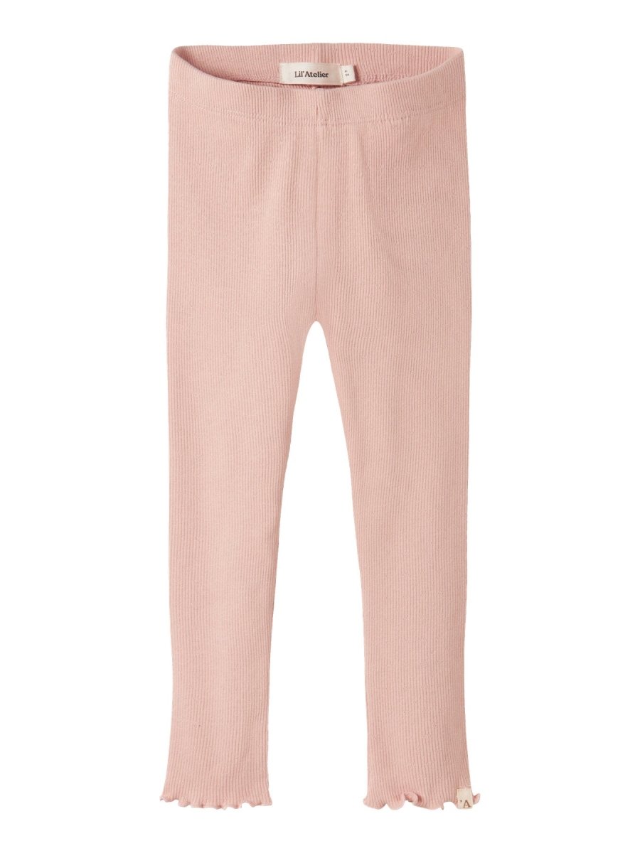 Lil' Atelier Mini NORA SLIM LEGGING - Cameo Rose | Torgunns Barneklær AS