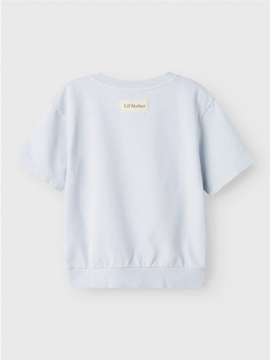 Lil' Atelier MINI OMADS SS LOOSE SWEAT - Ancient Water | Torgunns Barneklær AS