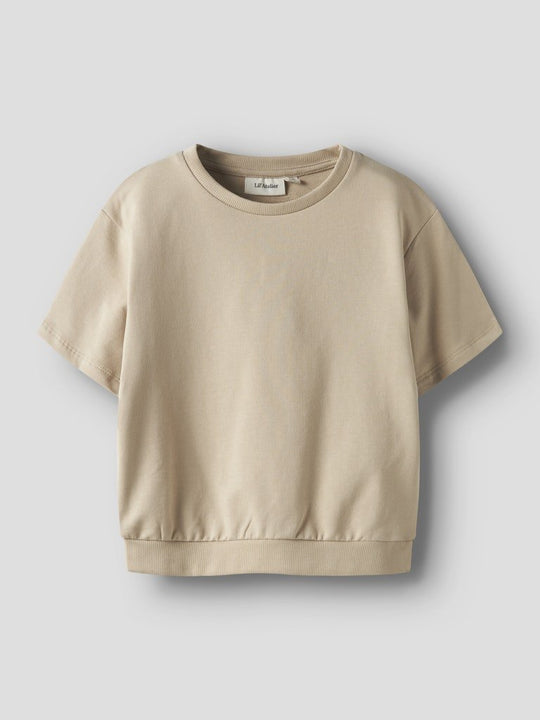 Lil' Atelier MINI OMADS SS LOOSE SWEAT - Irish Cream | Torgunns Barneklær AS