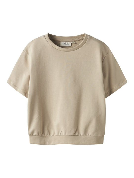 Lil' Atelier MINI OMADS SS LOOSE SWEAT - Irish Cream | Torgunns Barneklær AS