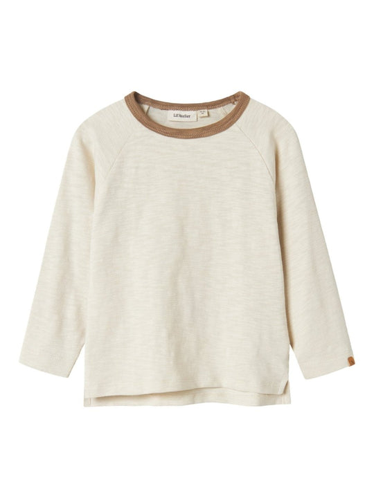 Lil' Atelier Mini ORVILLE LS LOOSE TOP - Turtledove | Torgunns Barneklær AS