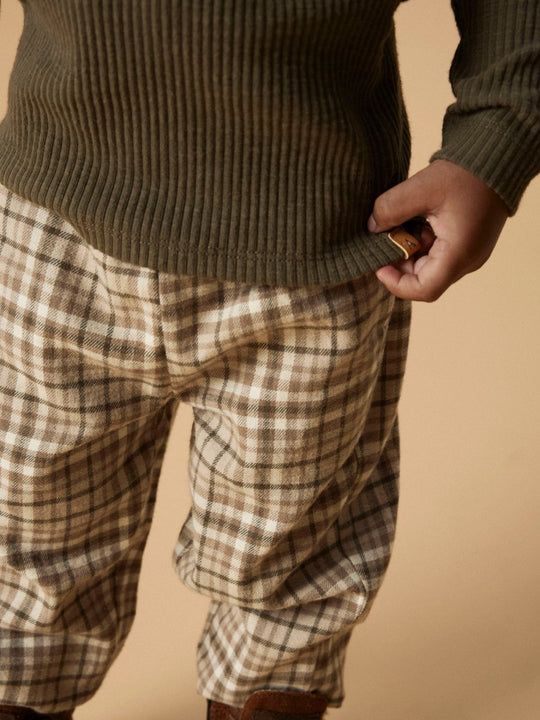 Lil' Atelier Mini REBEL BAGGY PANT - Sepia Tint | Torgunns Barneklær AS