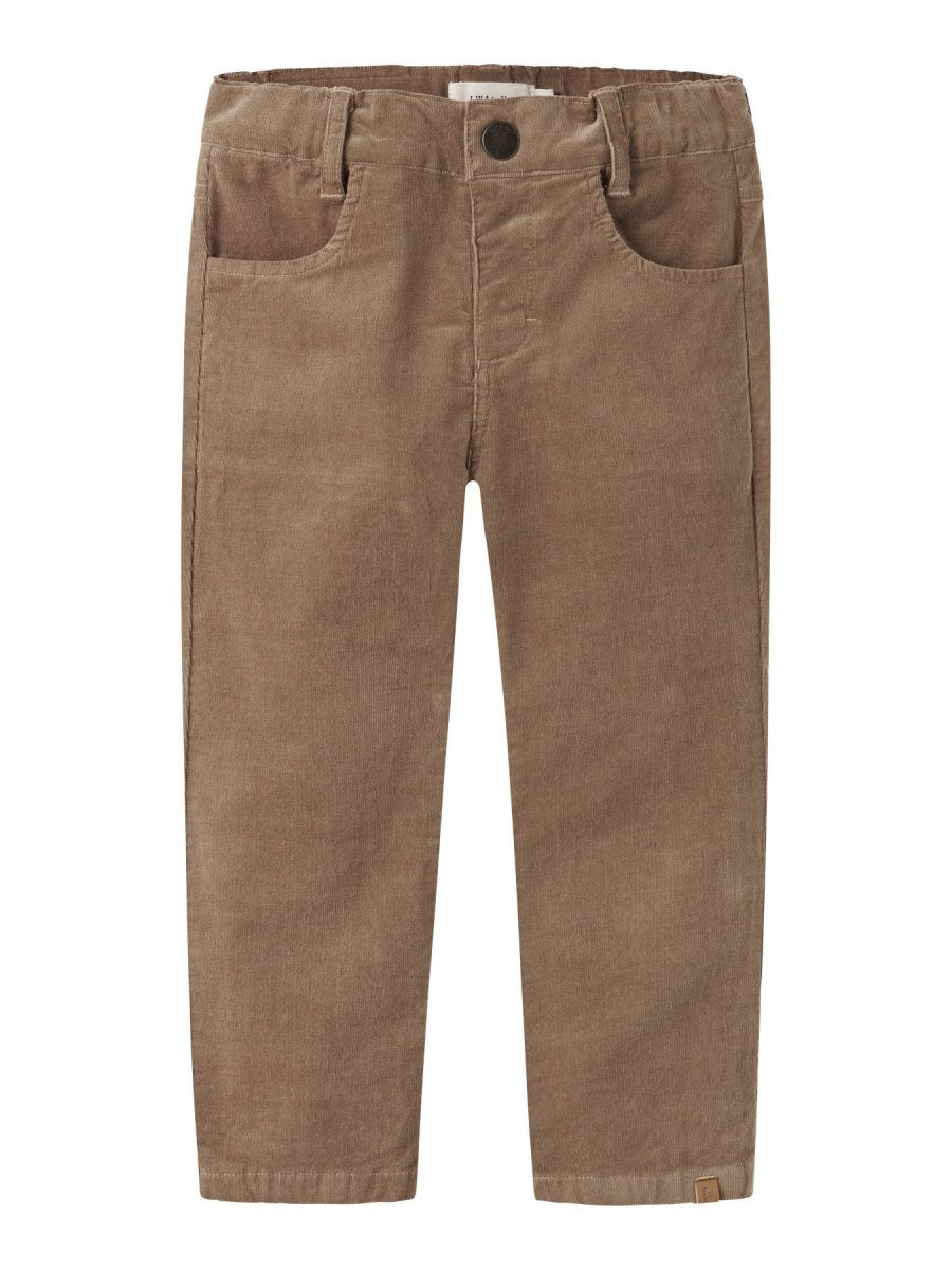 Lil' Atelier Mini RYANSOMBA CORD PANT - Sepia Tint | Torgunns Barneklær AS