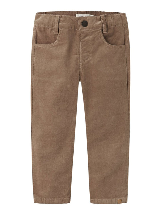 Lil' Atelier Mini RYANSOMBA CORD PANT - Sepia Tint | Torgunns Barneklær AS