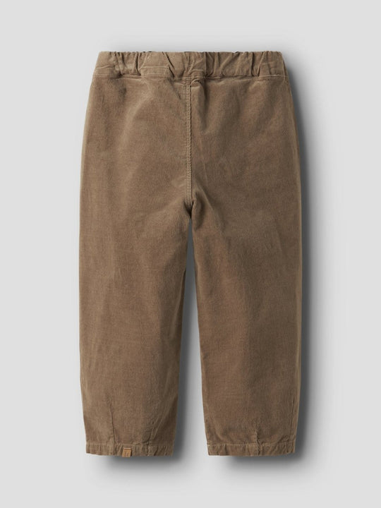 Lil' Atelier Mini SOMBA LOOSE CORD PANT - Sepia Tint | Torgunns Barneklær AS