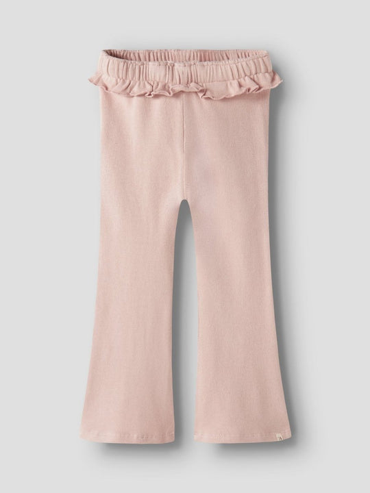 Lil' Atelier Mini THORA HUN REG BOOTCUT PANT - Cameo Rose | Torgunns Barneklær AS