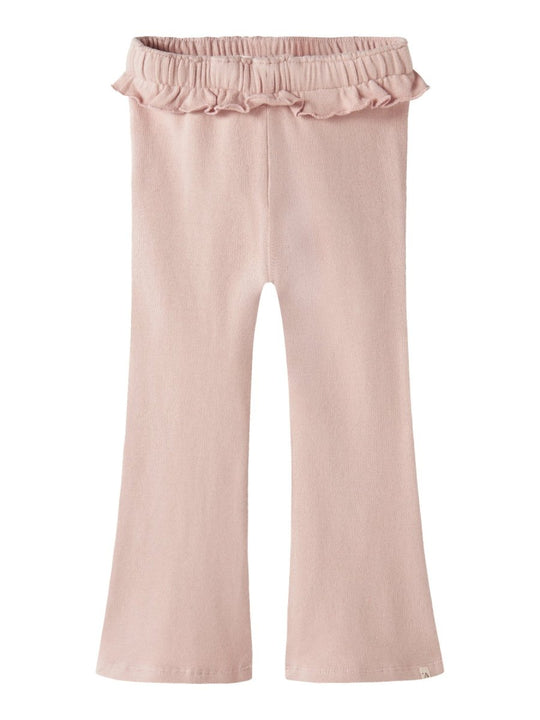 Lil' Atelier Mini THORA HUN REG BOOTCUT PANT - Cameo Rose | Torgunns Barneklær AS
