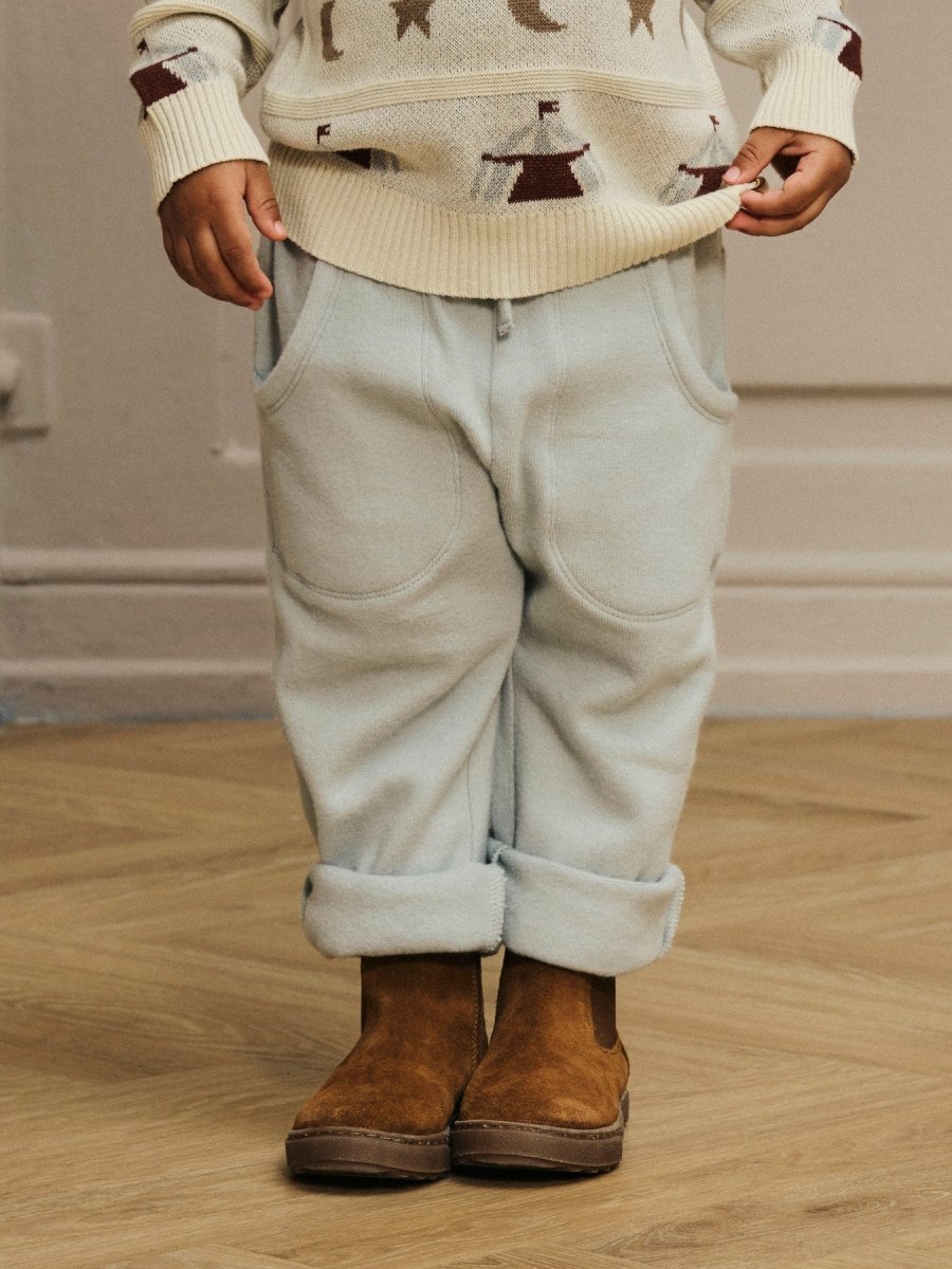 Lil' Atelier Mini THORO HAB PANT - Pigeon | Torgunns Barneklær AS