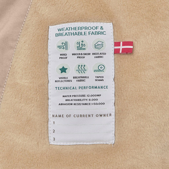 Mini A Ture | WANG vinterjakke m/Ekte pels – Savannah Tan | Torgunns Barneklær AS