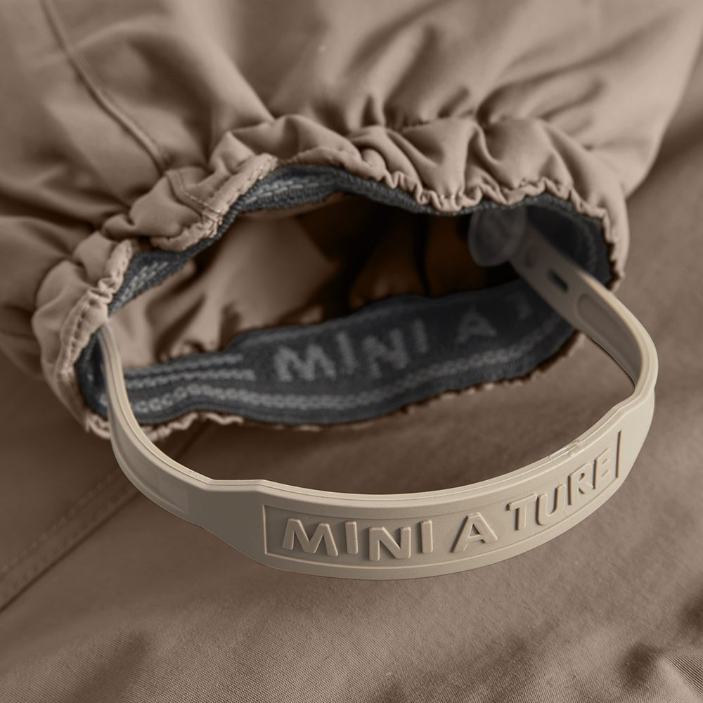 Mini A Ture | WISTI vinterdress m/Ekte pels – Morel Grey | Torgunns Barneklær AS