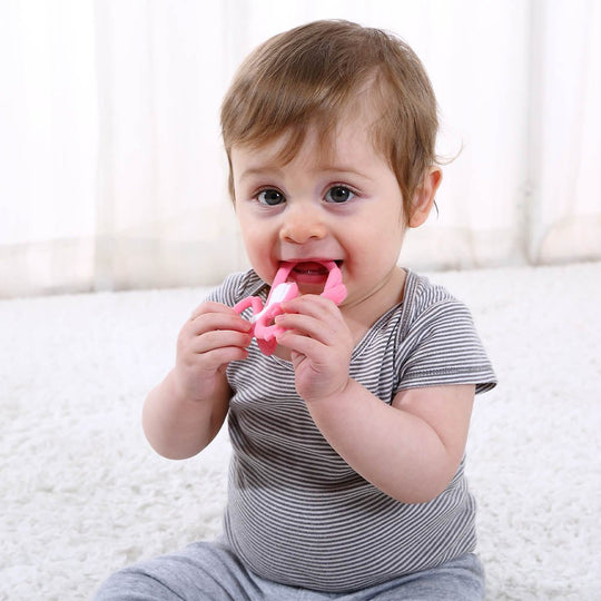 mombella | Hugging Monkey Biteleke - Dempet Grønn | Torgunns Barneklær AS