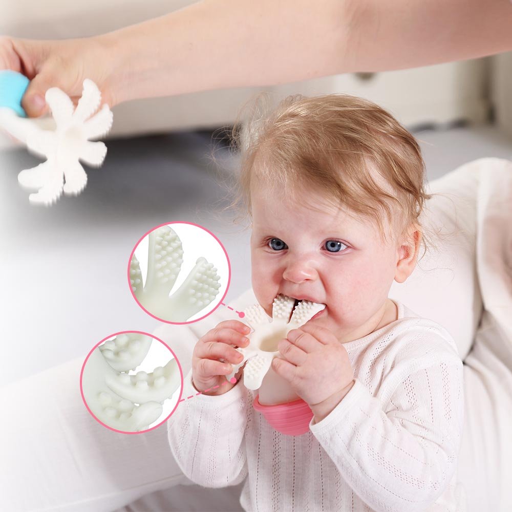 mombella | Ollie Octopus Biteleke - Dempet Grønn | Torgunns Barneklær AS